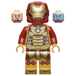 Iron Man - Pearl Gold Armor and Legs | sh806| LEGO Figur