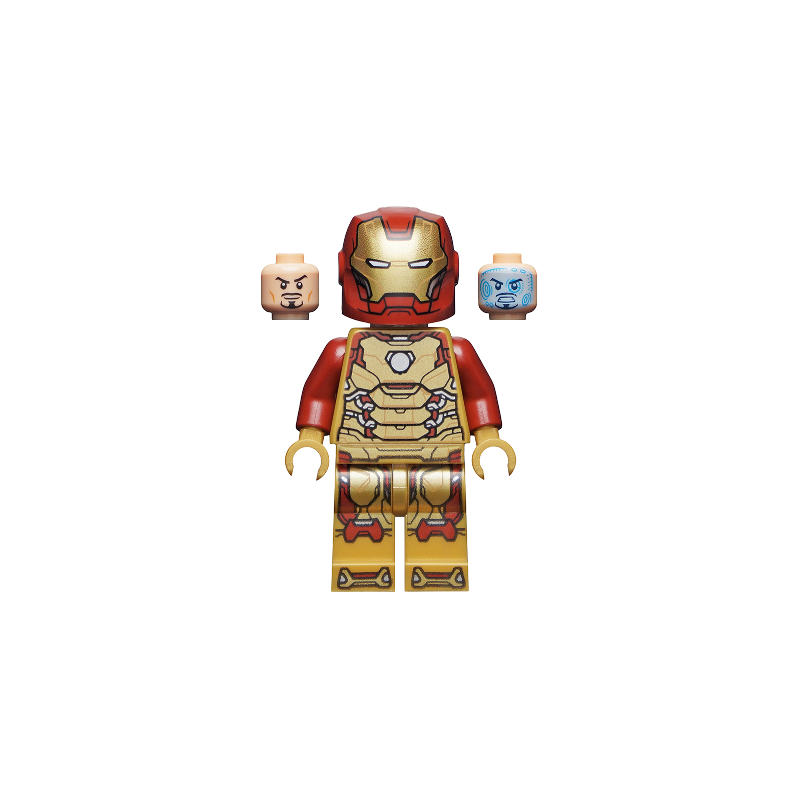 Iron Man - Pearl Gold Armor and Legs | sh806| LEGO Figur