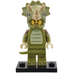 Triceratops Costume Fan | col25-8 | Lego Figur | Series 25 | Neu |
