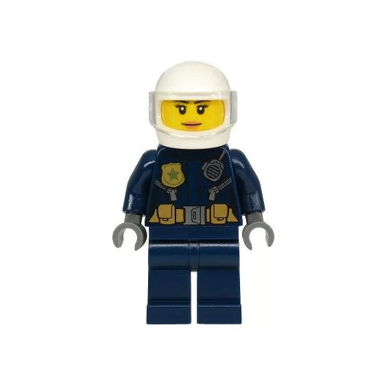 City Police Female Motorcyclist| LEGO Figur | used | cty1134