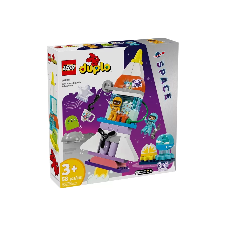 LEGO® Duplo | 3-in-1-Spaceshuttle für viele Abenteuer | 10422 LEGO® Duplo | 3-in-1-Spaceshuttle für viele Abenteuer | 10422