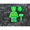 Lego Figur | Prototype | Thor | Trans Bright Green | ðŸ”¨